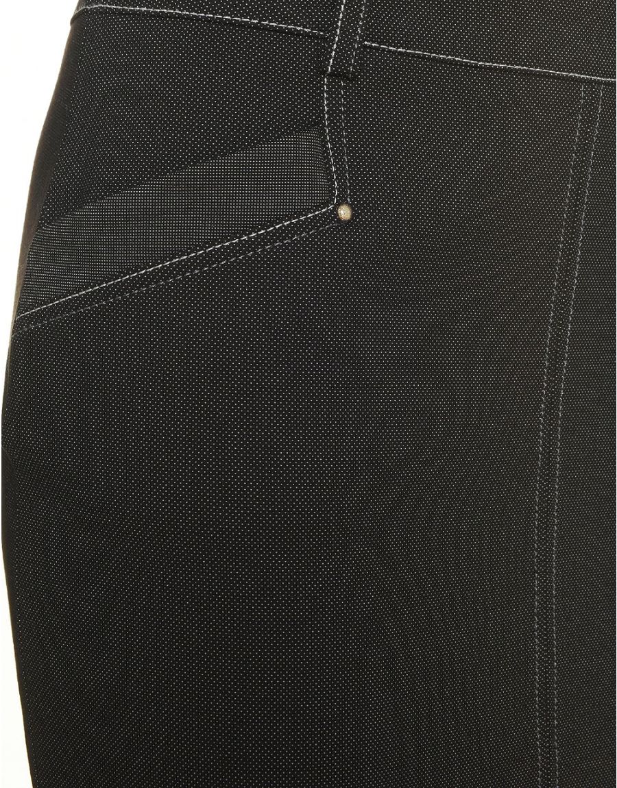 Jupe droite noire caviar