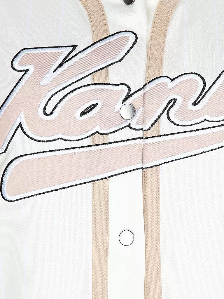 KARL KANI T-Shirt VARSITY creme