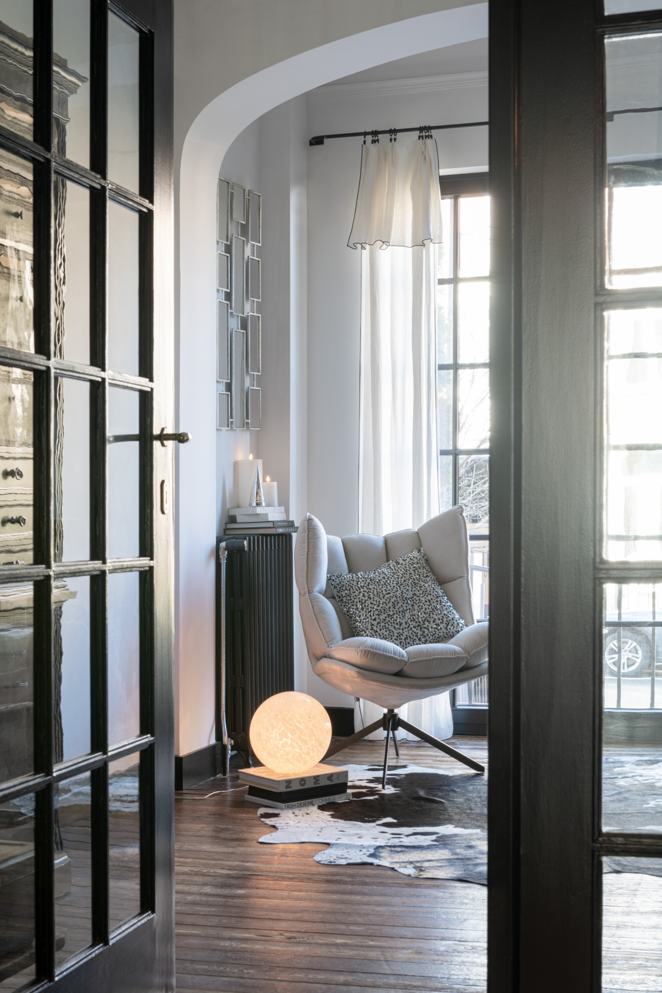 Fauteuil Serena lichtgrijs