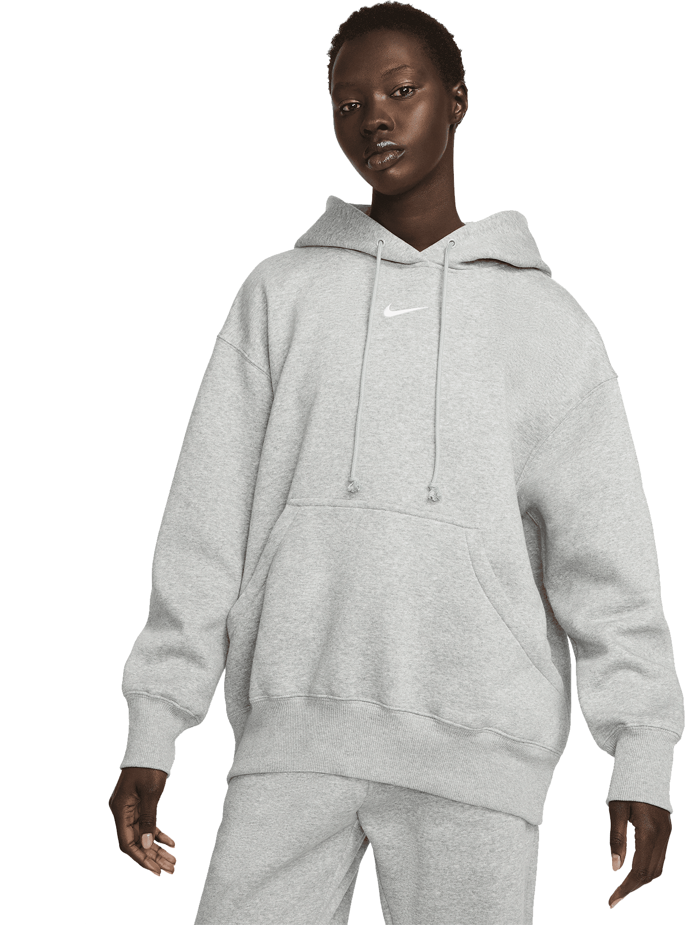 Nike Phoenix Oversized Hoody Damen Grau F063