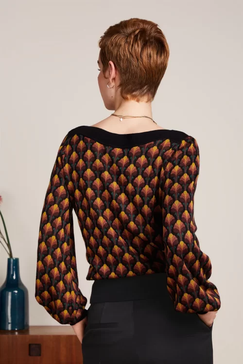 King Louie Erin Bell top in Waterloo zwart