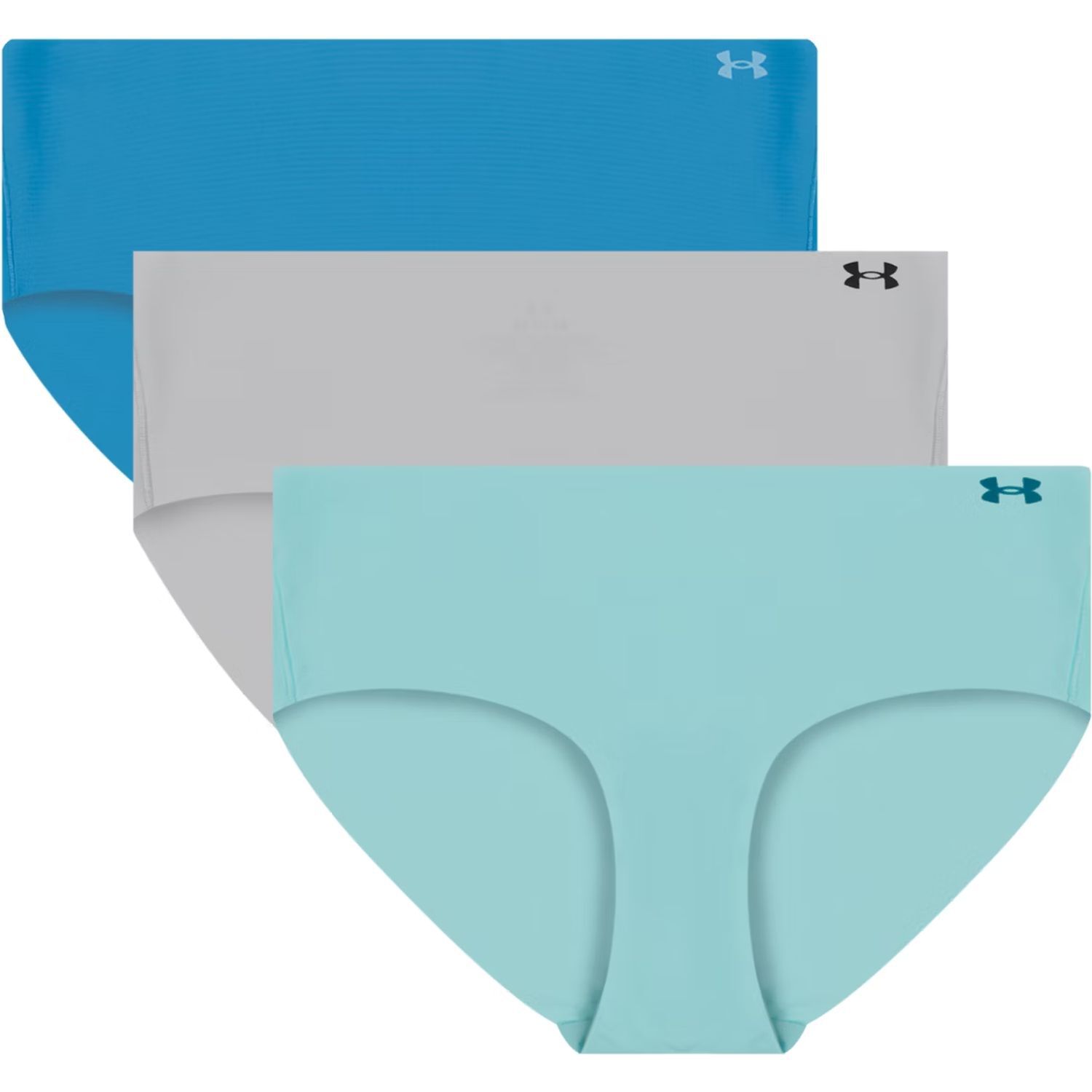 Under ArmourUA PURE STRETCH NO SHOW HIPSTER-SOLID3PK