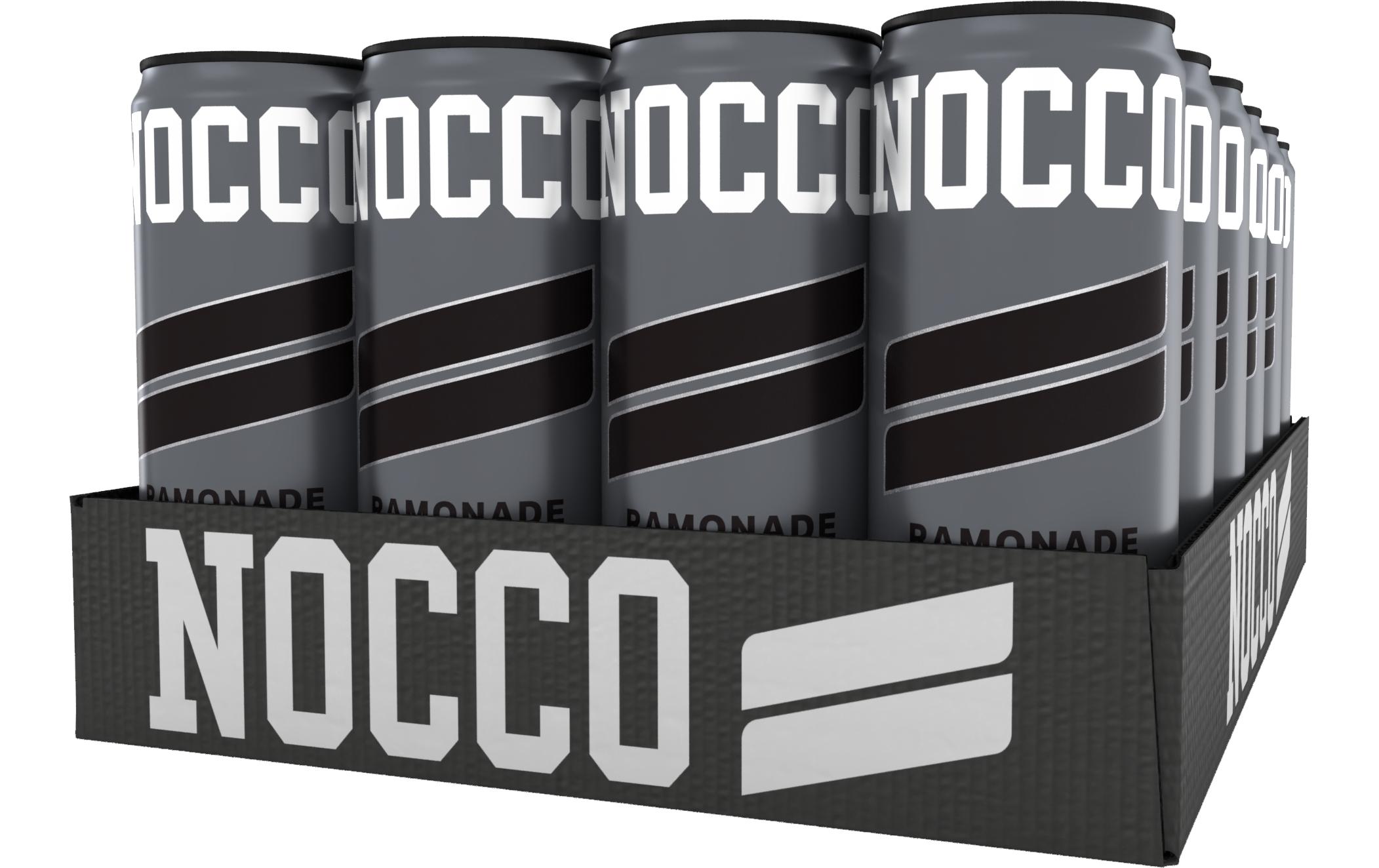 Sportgetränk Ramonade 330 ml, 24er-PackKohlensäurehaltiges Getränk mit Koffein, Grüntee-Extrakt und Vitaminen