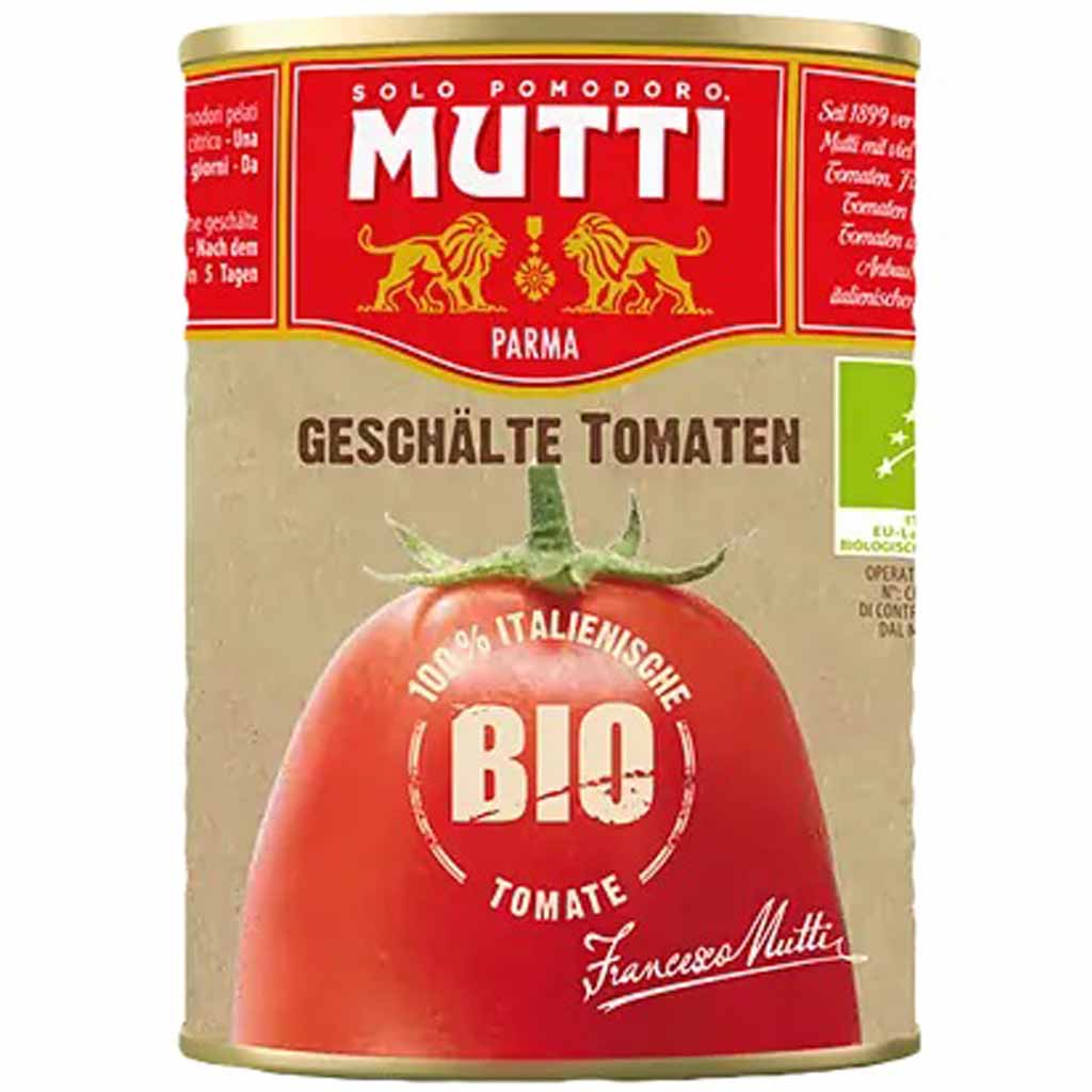 MUTTI Parma geschälte italienische Bio-Tomaten 400g MHD:31.8.26