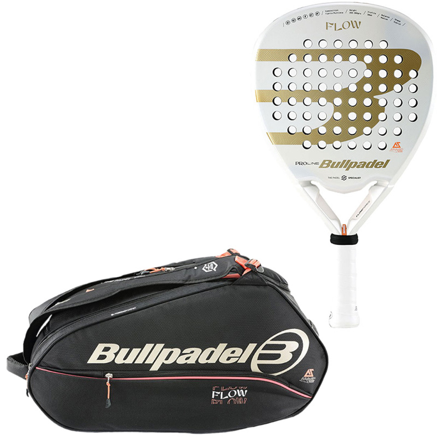 Bullpadel Flow Dames 24 + Tas