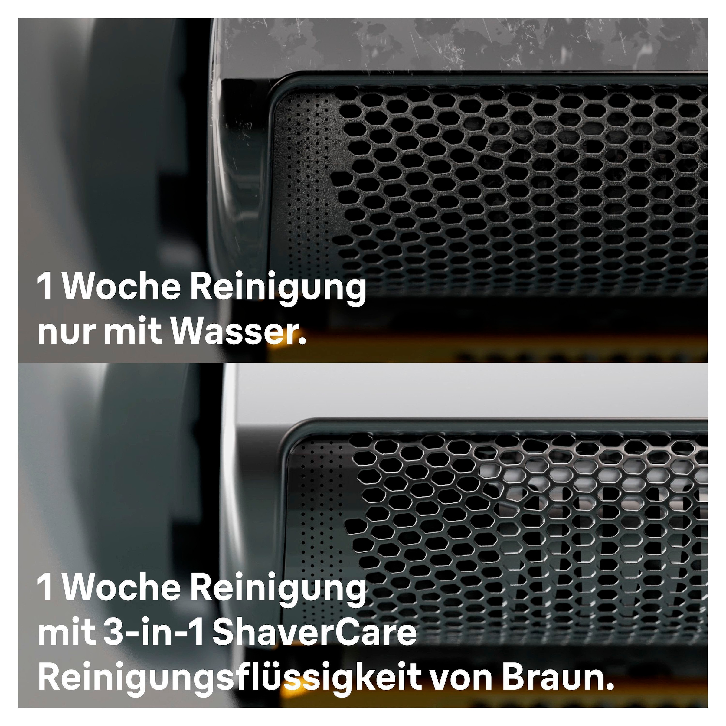 Braun Elektrorasierer Reinigungslösung hygienische Reinigung