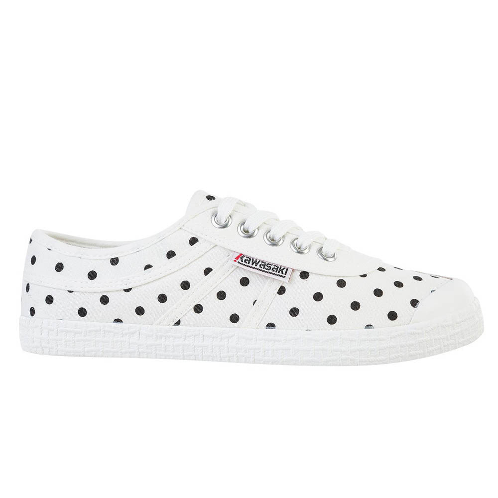 Tênis de lona com estampa de bolinhas da Kawasaki Footwear