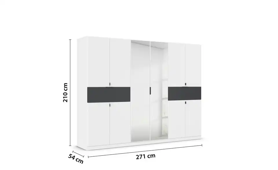 Drehtürenschrank 271 cm 10 Stück