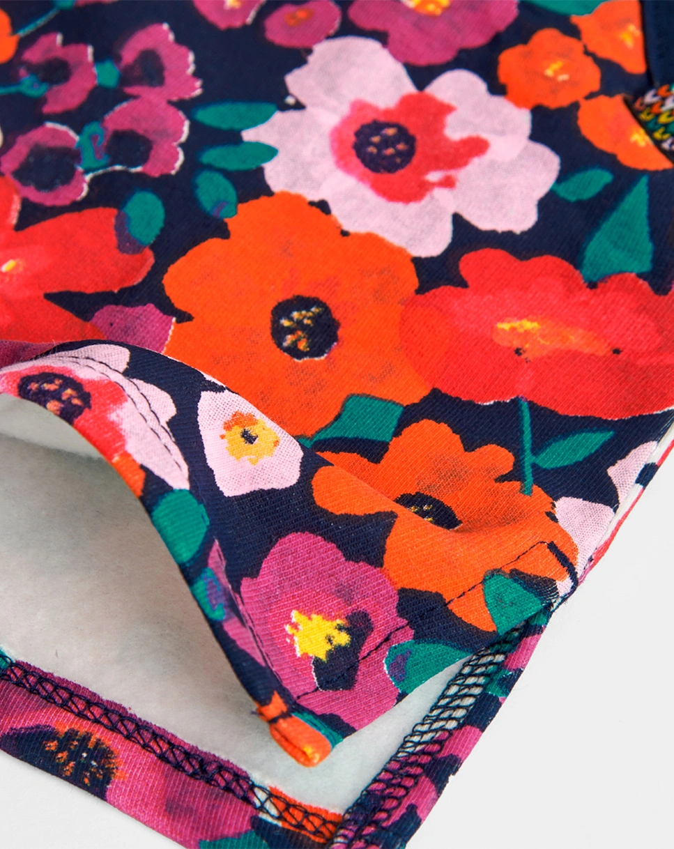 Langarmkleid BLUMEN in bunt