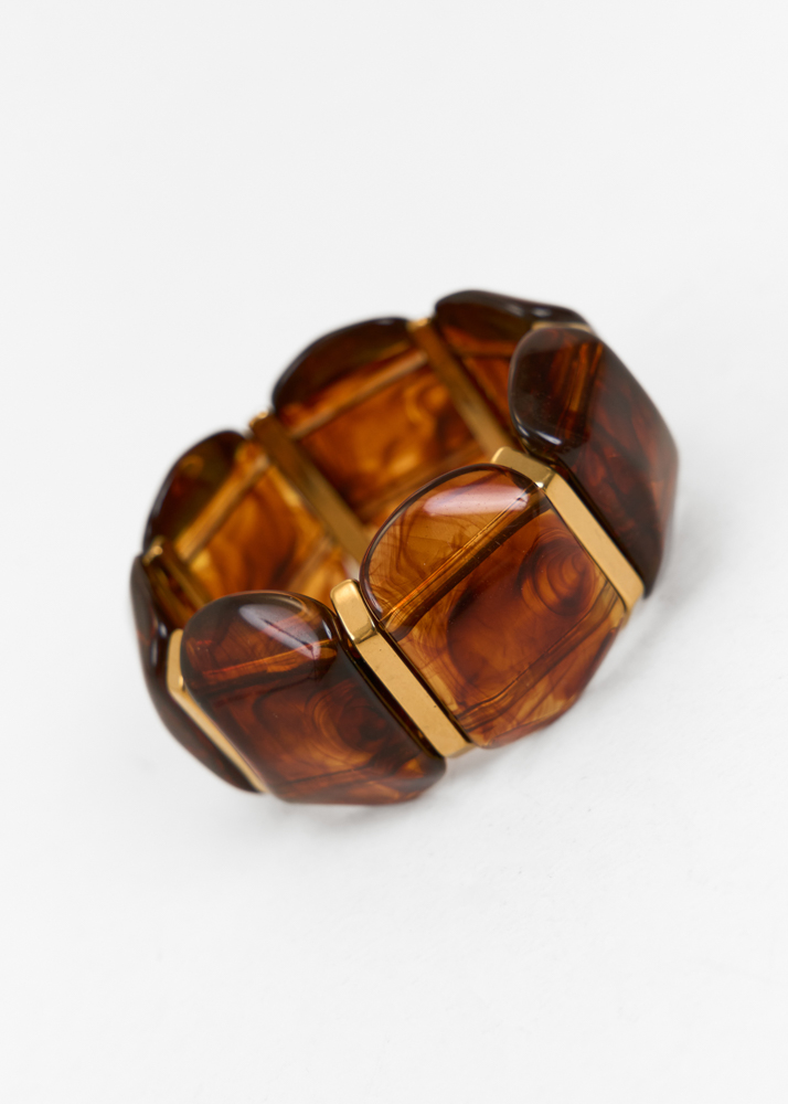 Susan armband bruin