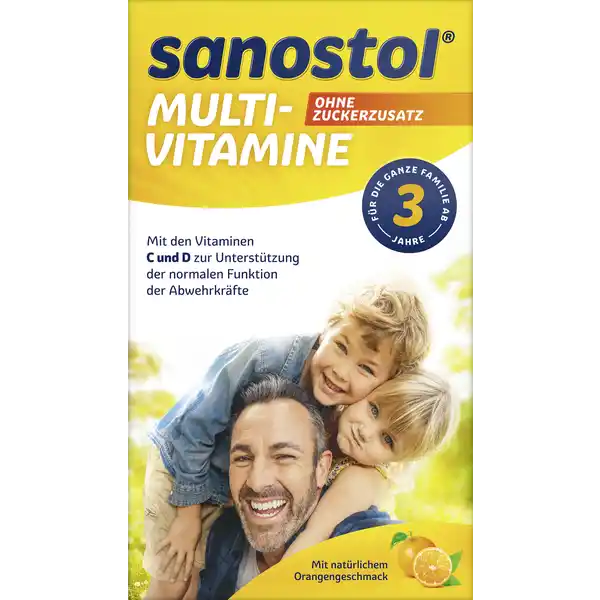 Multi-Vitamine ohne Zuckerzusatz
