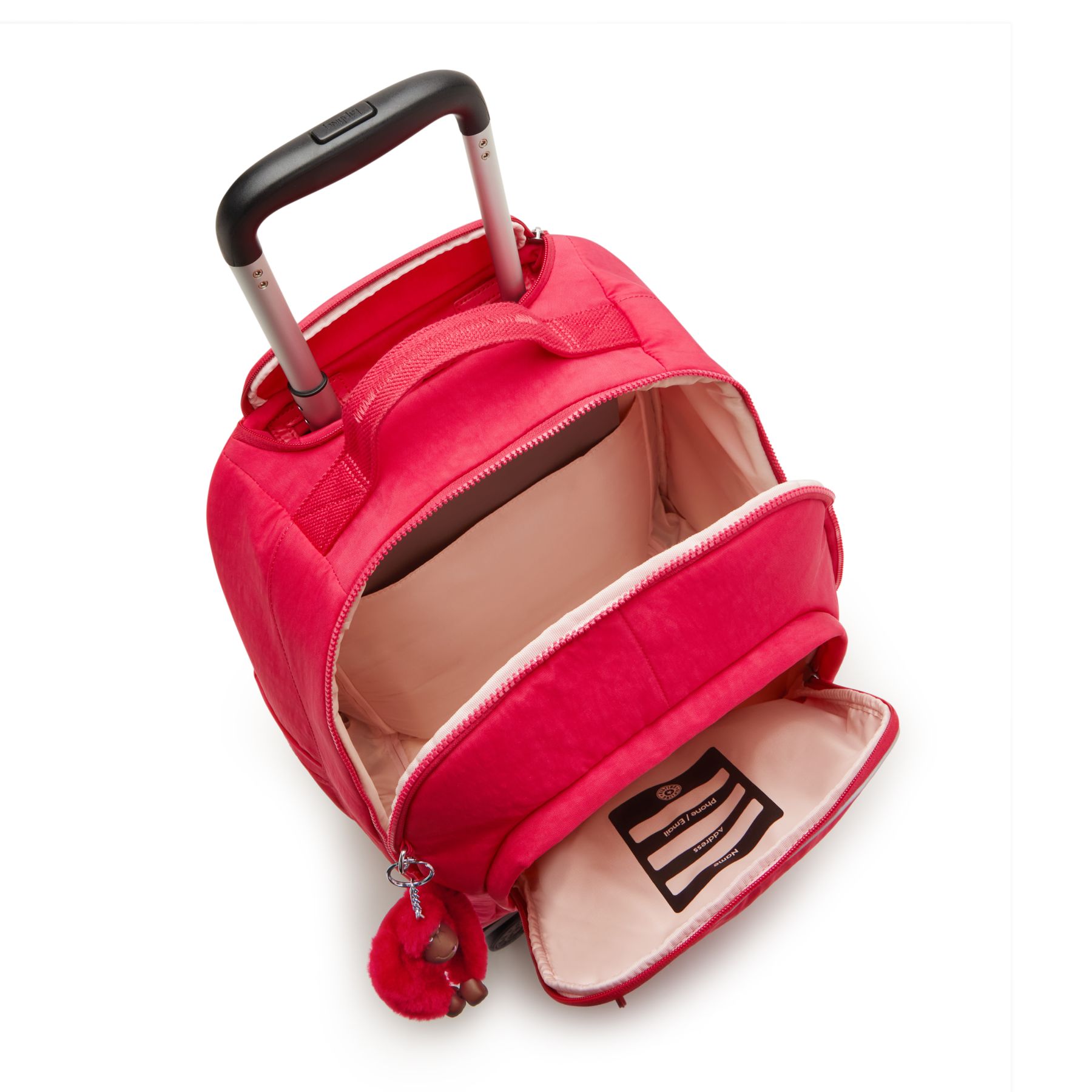 NEW ZEA Grand sac à dos à roulettes pour enfants avec protection pour ordinateur - True Pink