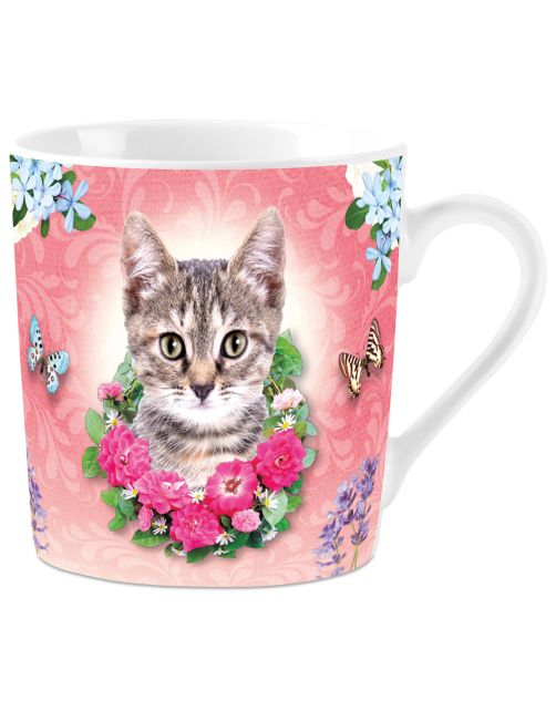 Plenty Gifts Mok Grey Tabby Cat - Cadeau - per stuk