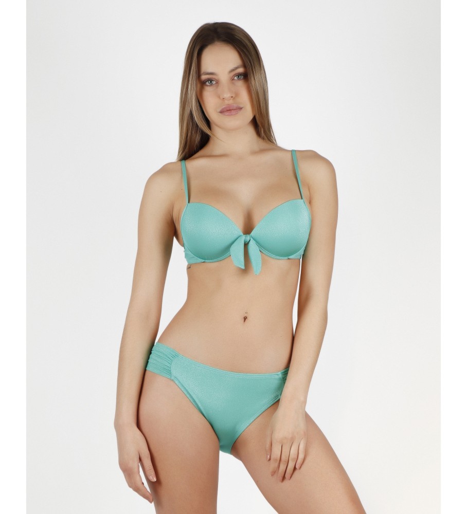 Biquíni Push Up Admas turquesa brilhante