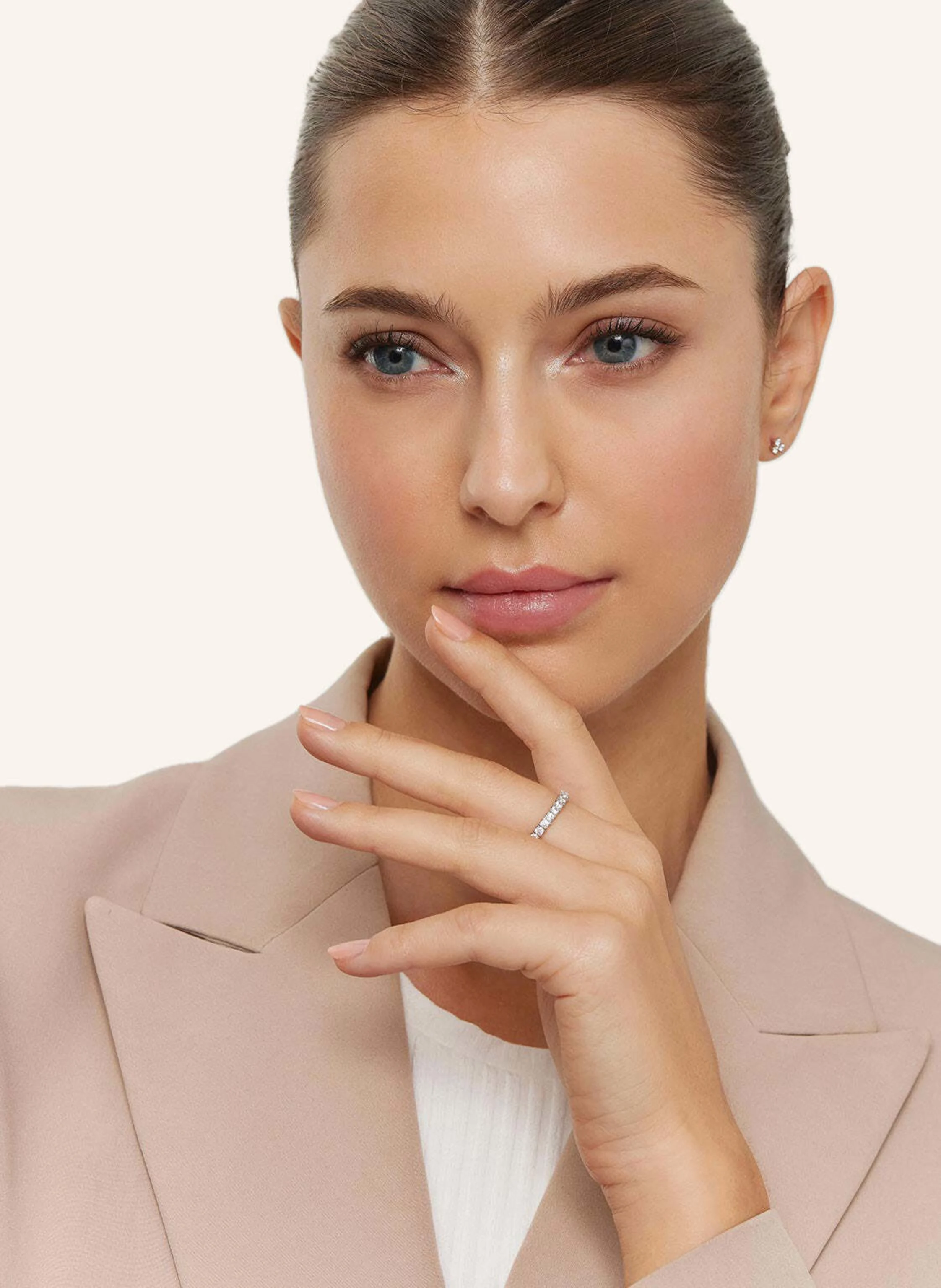 VEYNOU Ring MEMORY aus 18 Karat Weißgold mit 1,35ct. lab-grown Diamanten