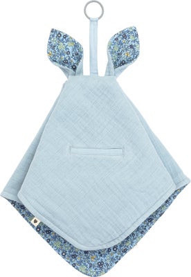 BIBS x Liberty Kangaroo Koseklut, Chamomile Lawn Baby Blue