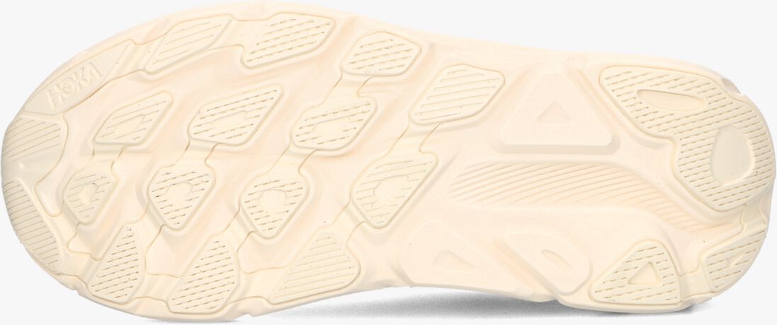 ecru hoka lage sneakers clifton one9