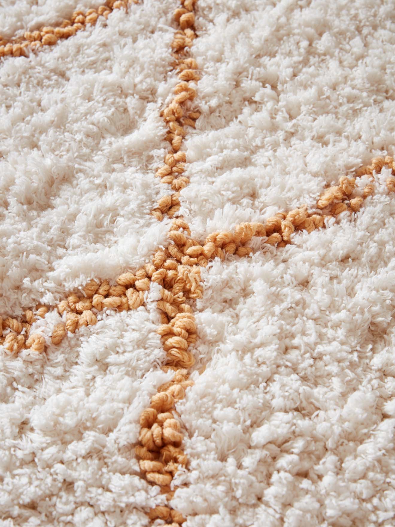 Tapis tufté esprit berbère