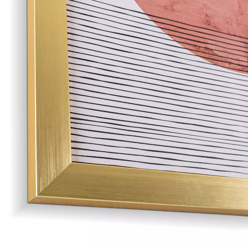 Wandbild 45 x 60 cm Golden Round I