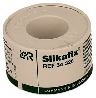 Lohmann & Rauscher Silkafix Hechtpleister 5m x 2.5cm 1ST