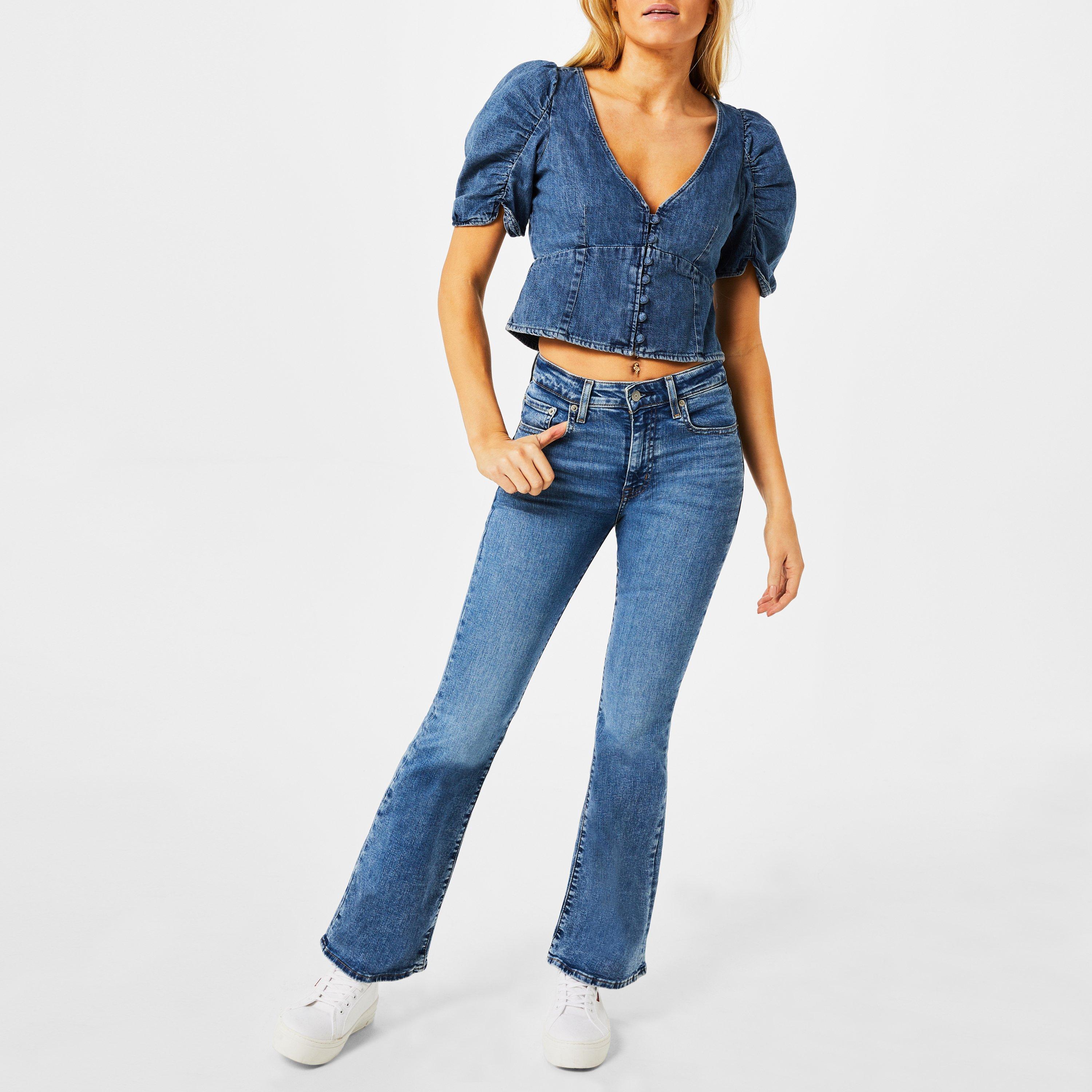 Levis 726 High Rise Flare Jeans