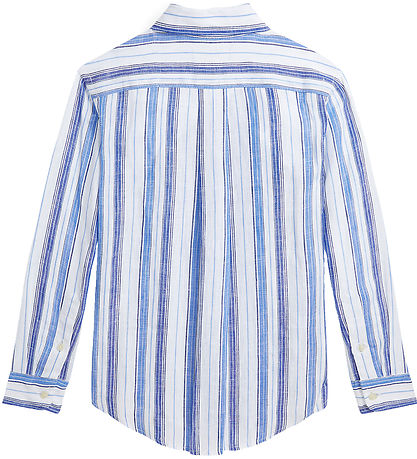 Polo Ralph Lauren Skjorte - H?r - Blå/Hvidstribet