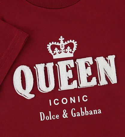 Dolce & Gabbana T-Shirt - Millennials - Rot m. Königin