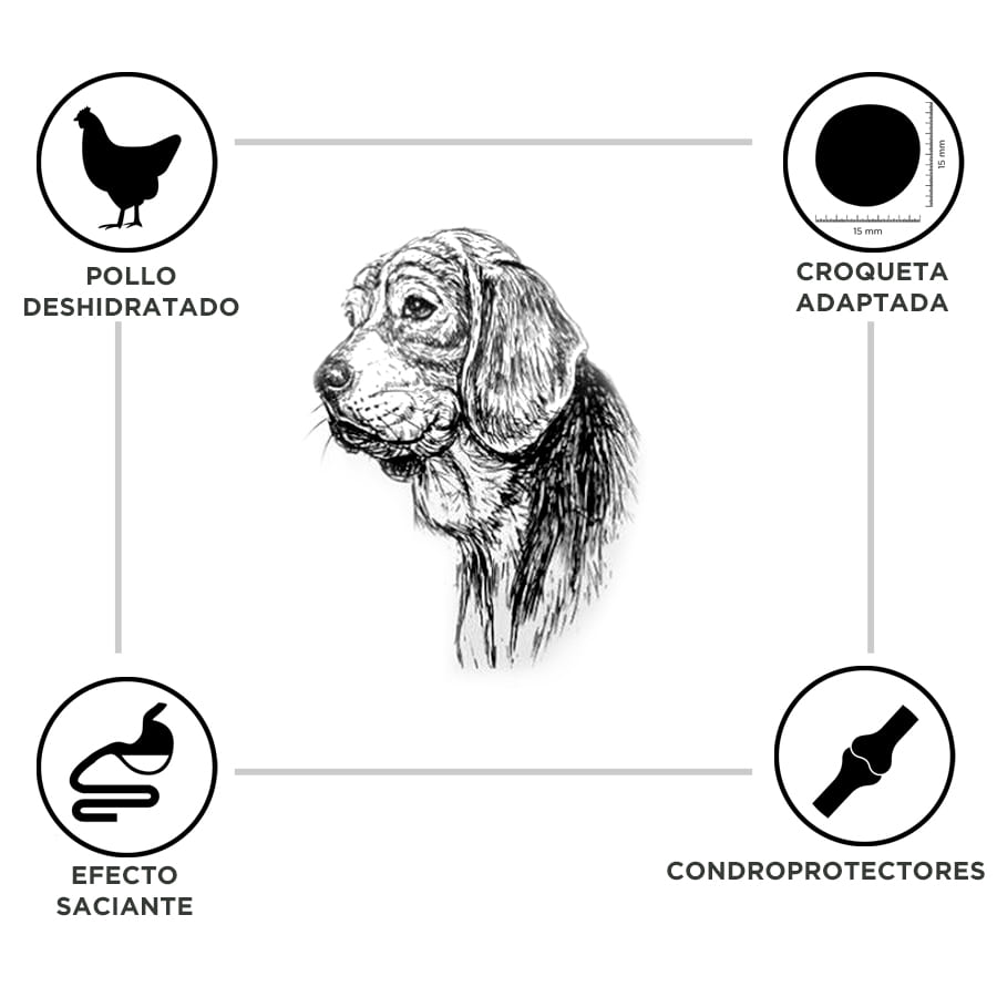 Ração Breeders Adult Light para cães de raças grandes e médias.
