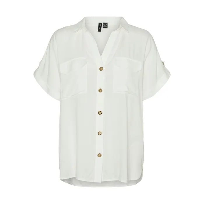 Vero Moda Bumpy Woven SS Top Dames