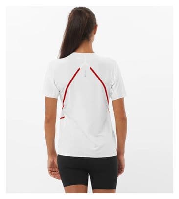 Maillot manches courtes Salomon S/LAB Speed Blanc Femme
