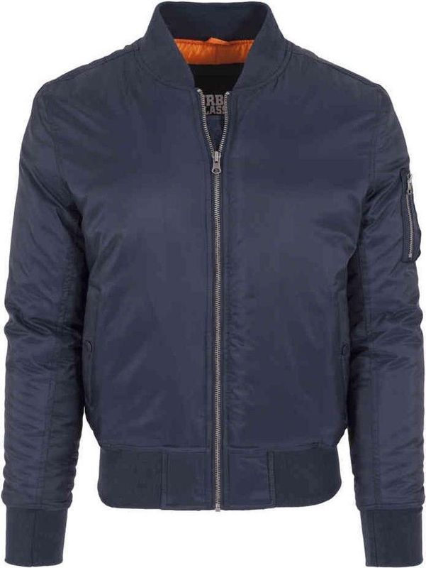 Urban Classics - Basic Bomber - Herenjas - Marineblauw - 1 stuk
