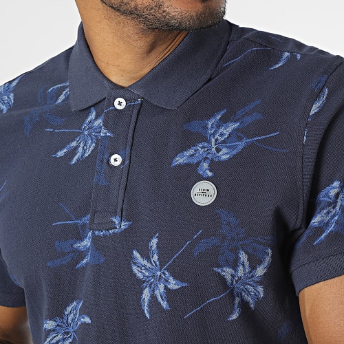 Polo Manches Courtes 20715467 Bleu Marine Floral