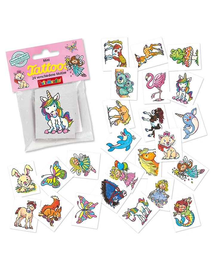 Mini-Tattoo-Set MÄDCHEN II 24-teilig