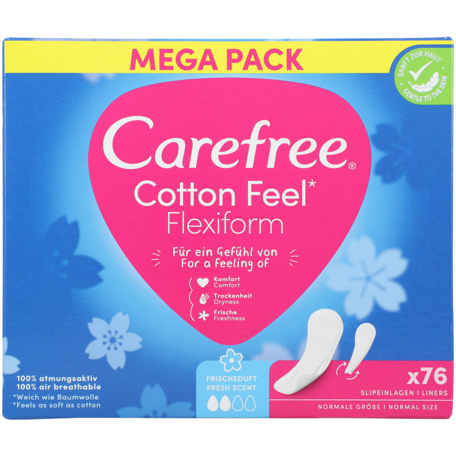 Carefree Flexi Fresh 76 Stück