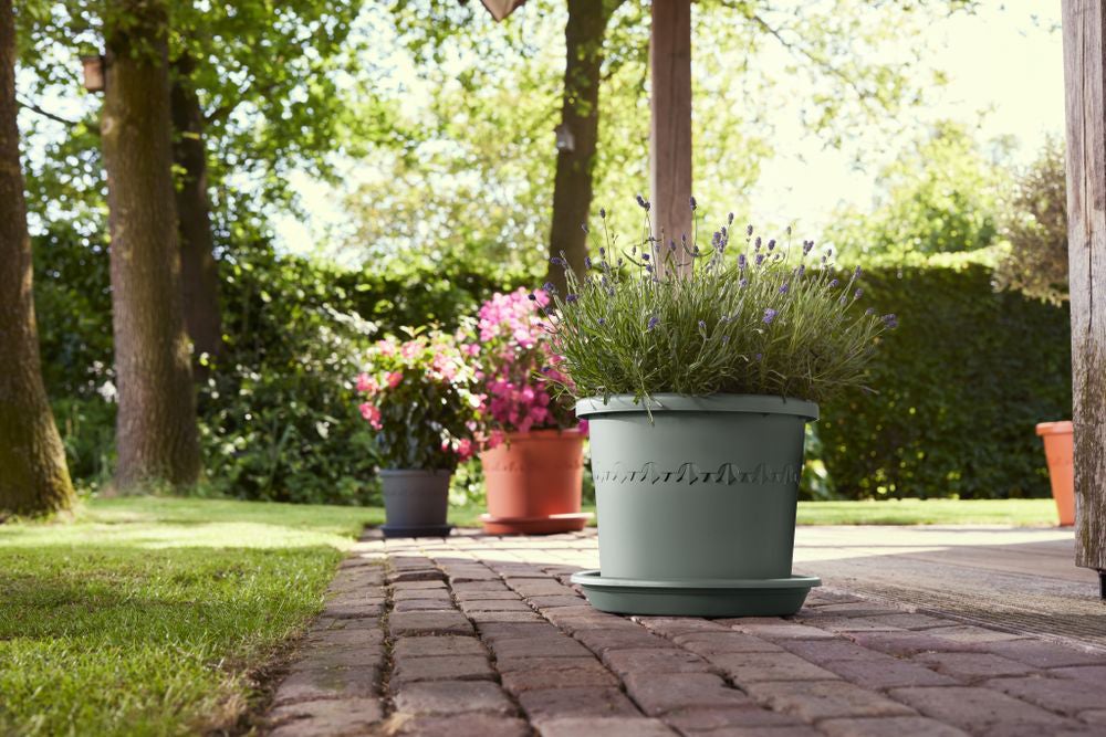 Elho bloempot Algarve groen D 29,2 H 24,6 cm