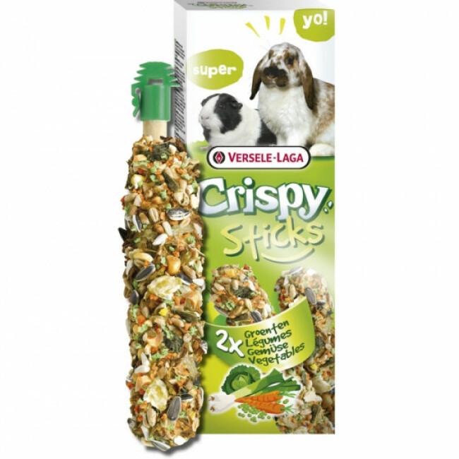 Crispy Sticks aux légumes pour lapins et cobayes