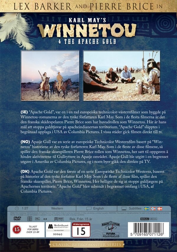 Winnetou 1 - The Apache Gold - DVD