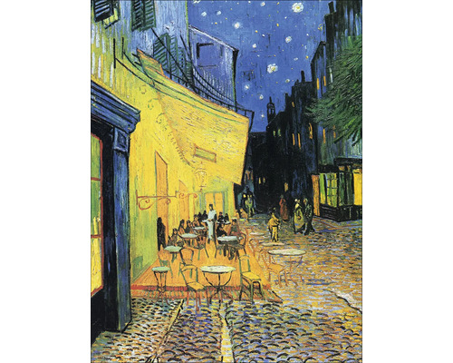 Canvas print Van Gogh Nachtcafé 57x77 cm