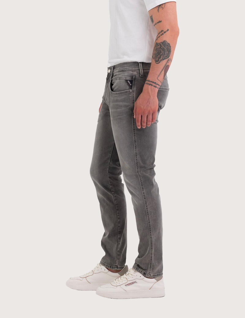 REPLAY JEAN HOMME SLIM ANBASS GRIS MEDIUM 07B