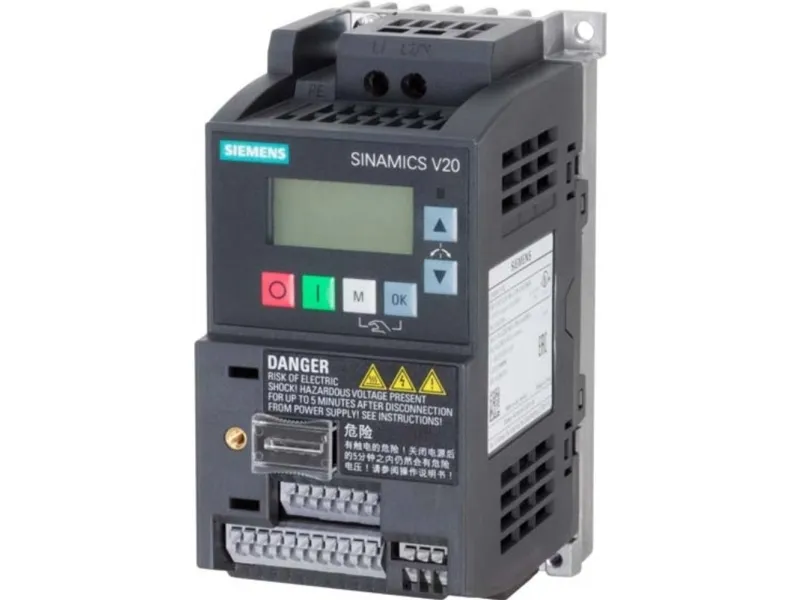 Siemens Frekvensomformer 6SL3210-5BB11-2BV1 0.12 kW 200 V, 240 V