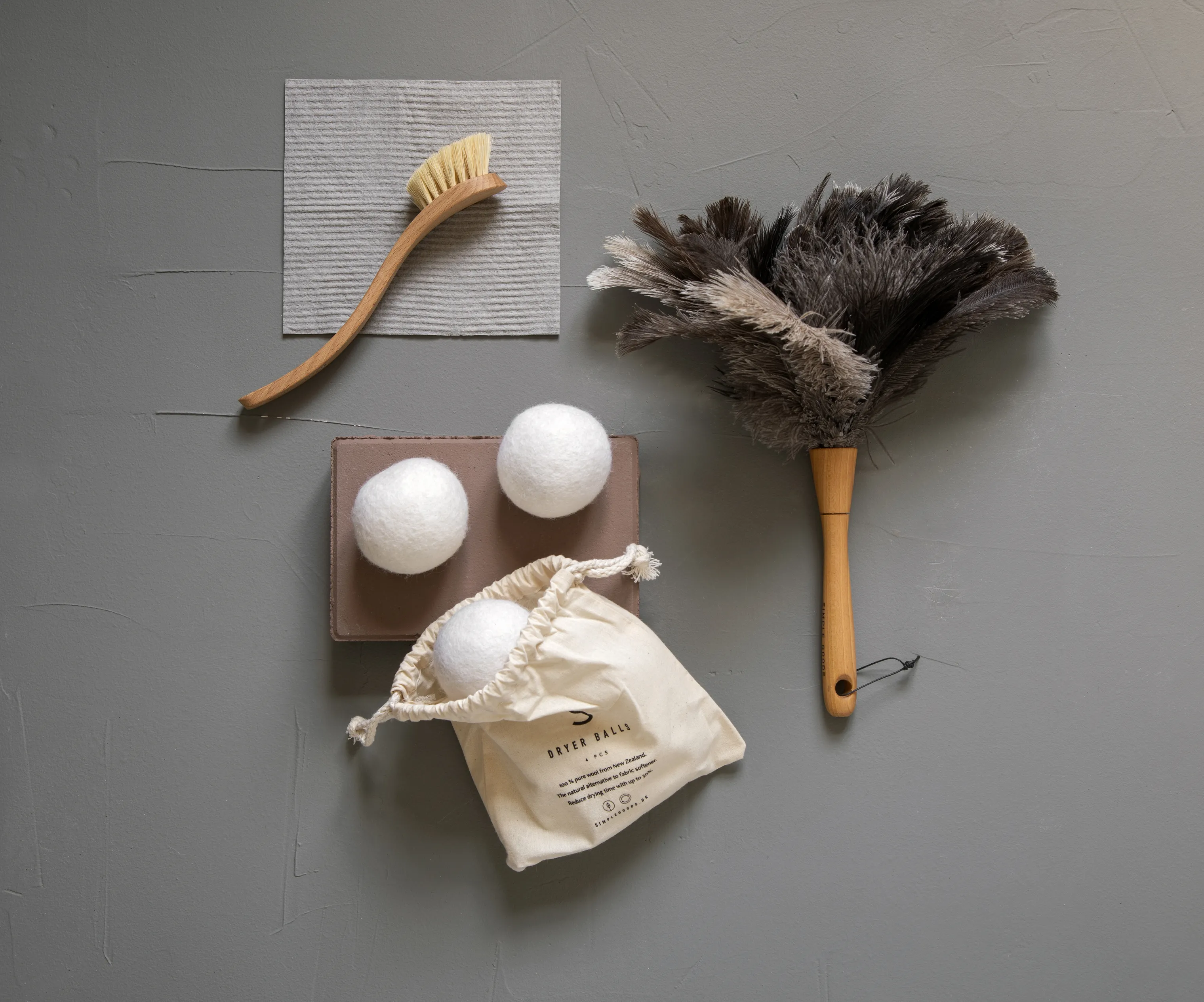 Simple Goods Dryer Balls - 4 stk.