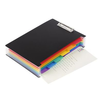Viquel Rainbow Class - Trieur extensible 6 positions avec porte-bloc