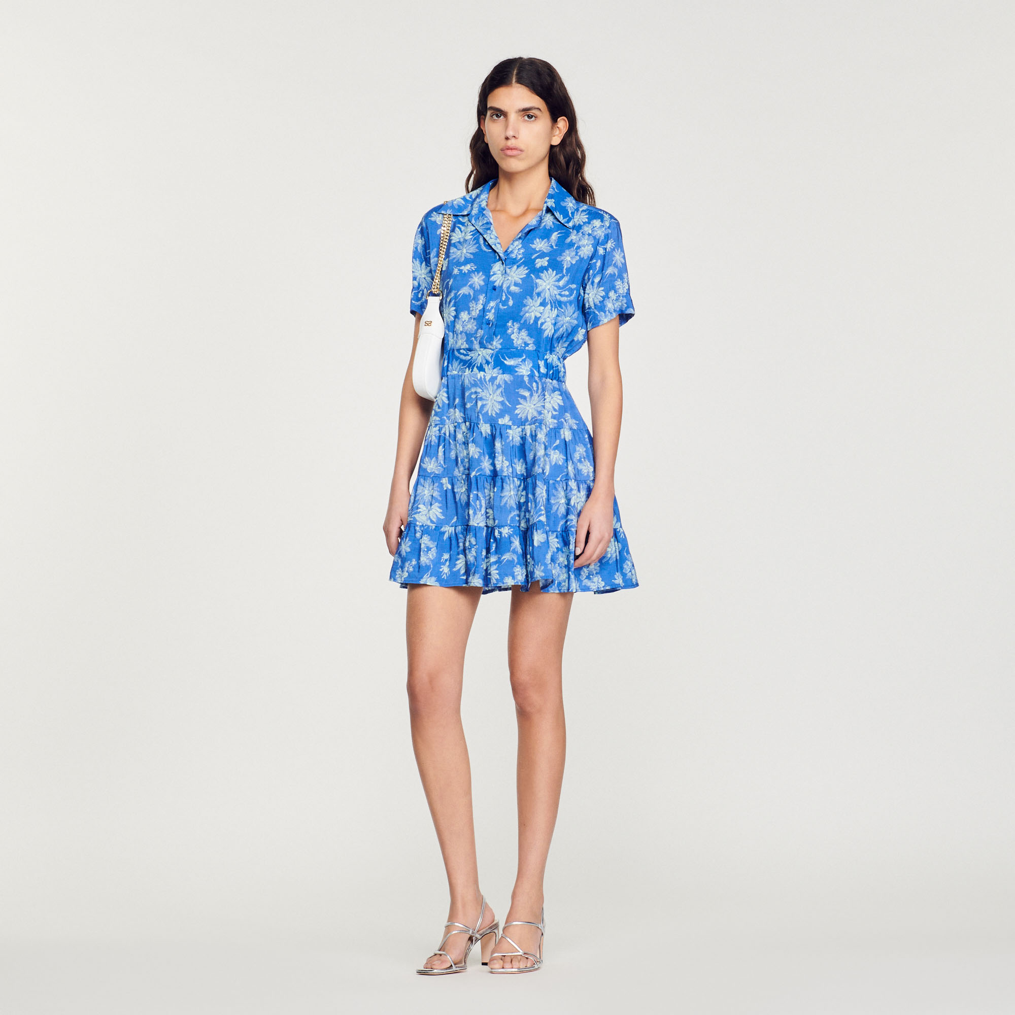 Robe courte imprimee