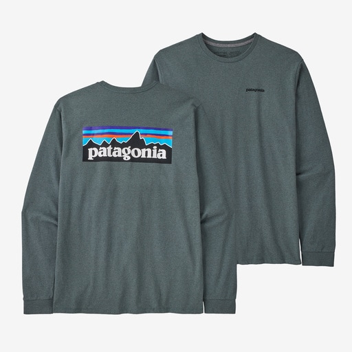 Patagonia L/S P-6 Logo Responsibili-Tee, M's<br>Kjenn på stoffet! Super behagelig