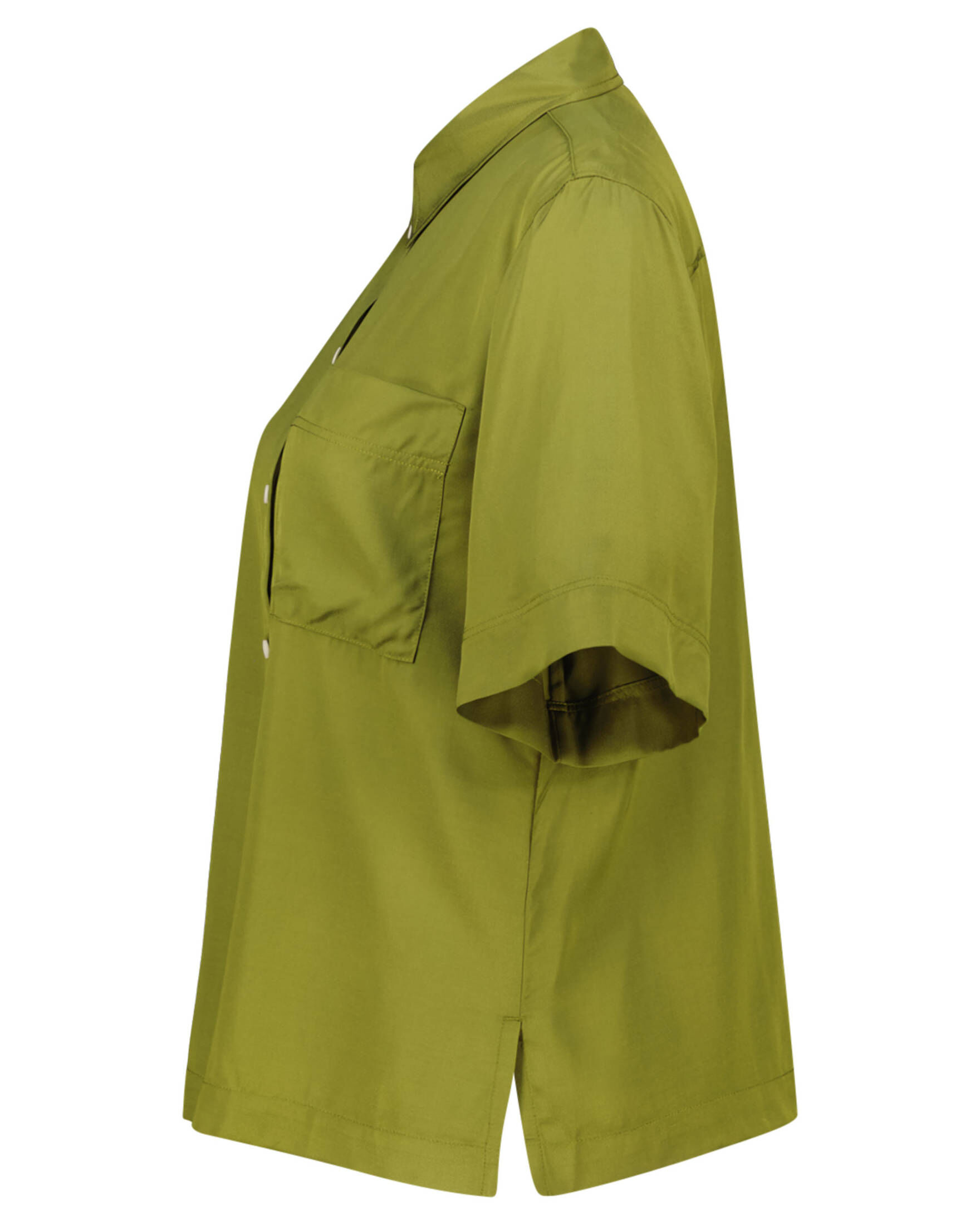 Marc O'Polo| Damen Hemdbluse Regular Fit Kurzarm
