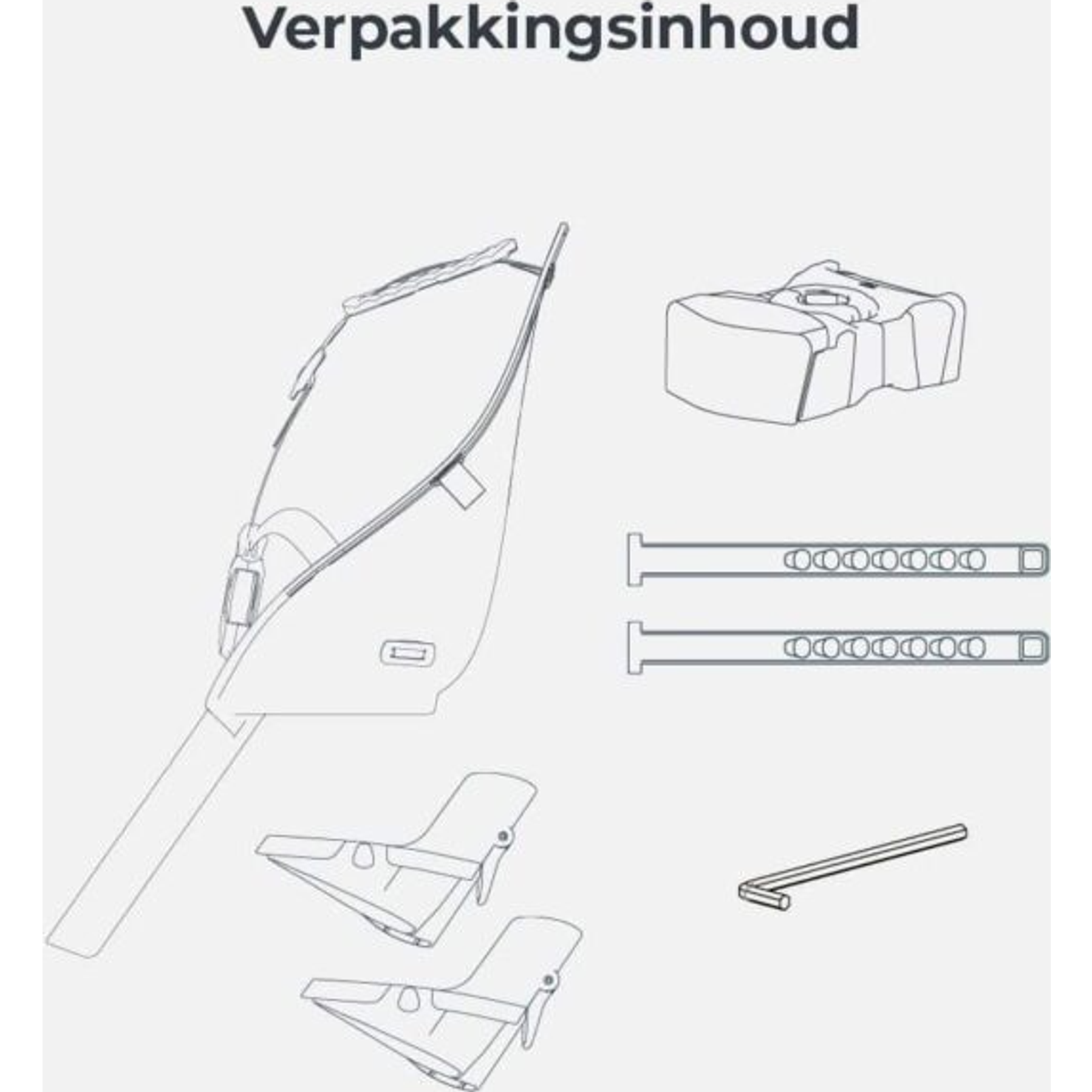 Urban Iki Ta-Ke Fietsstoeltje Voor