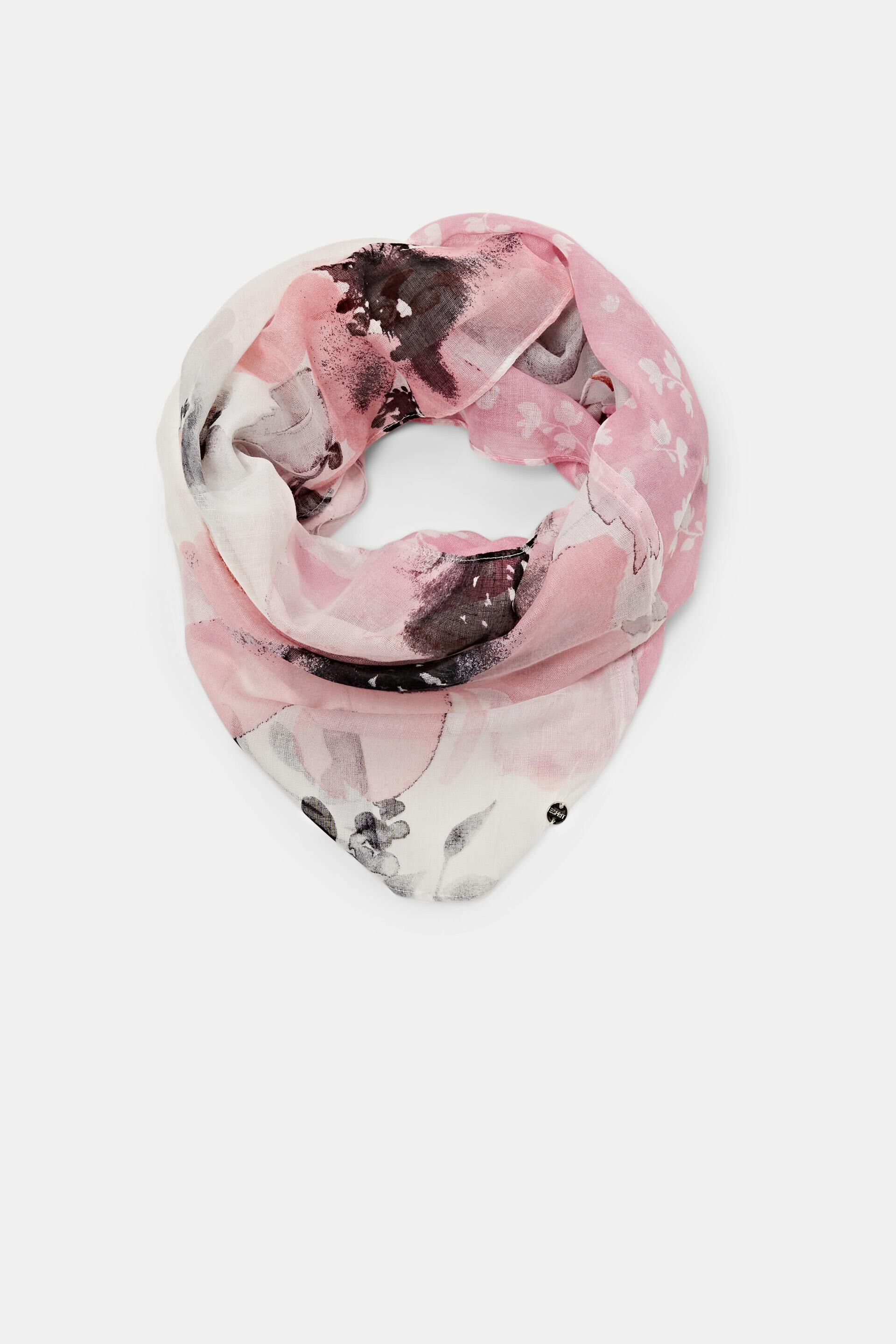 Écharpe tube à motif fleuri