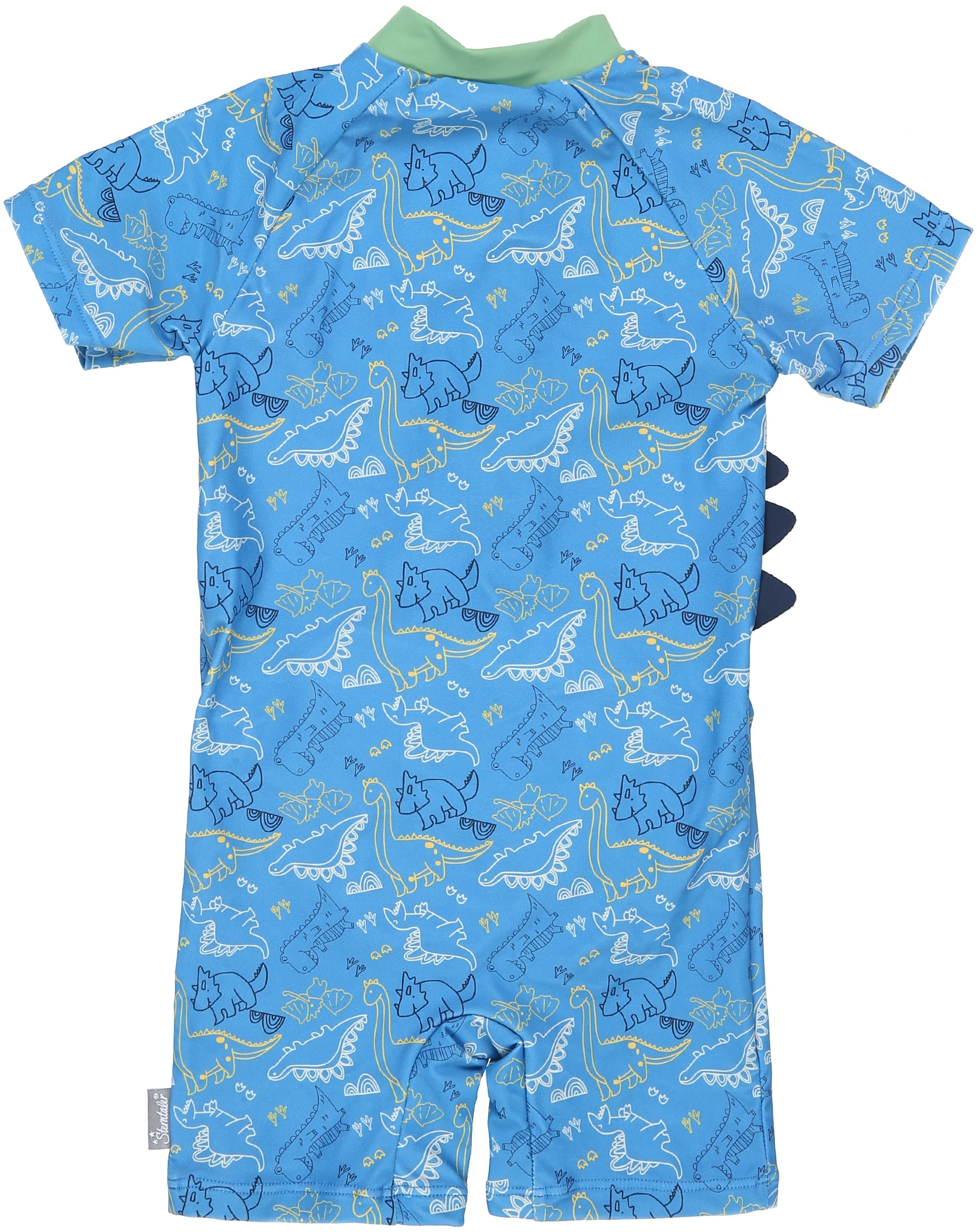 Schwimmanzug DINO 3D in blau
