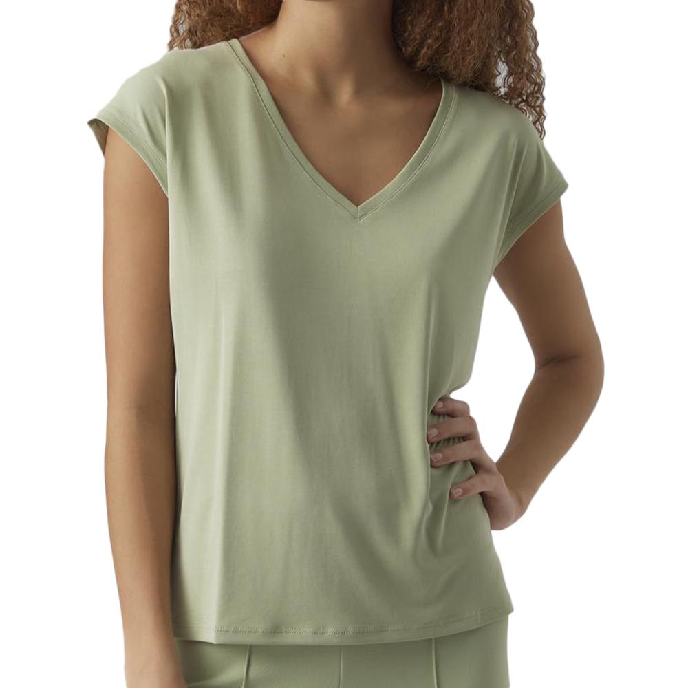 Vero Moda T-shirt Vert Clair Femme Vero Moda 10247666