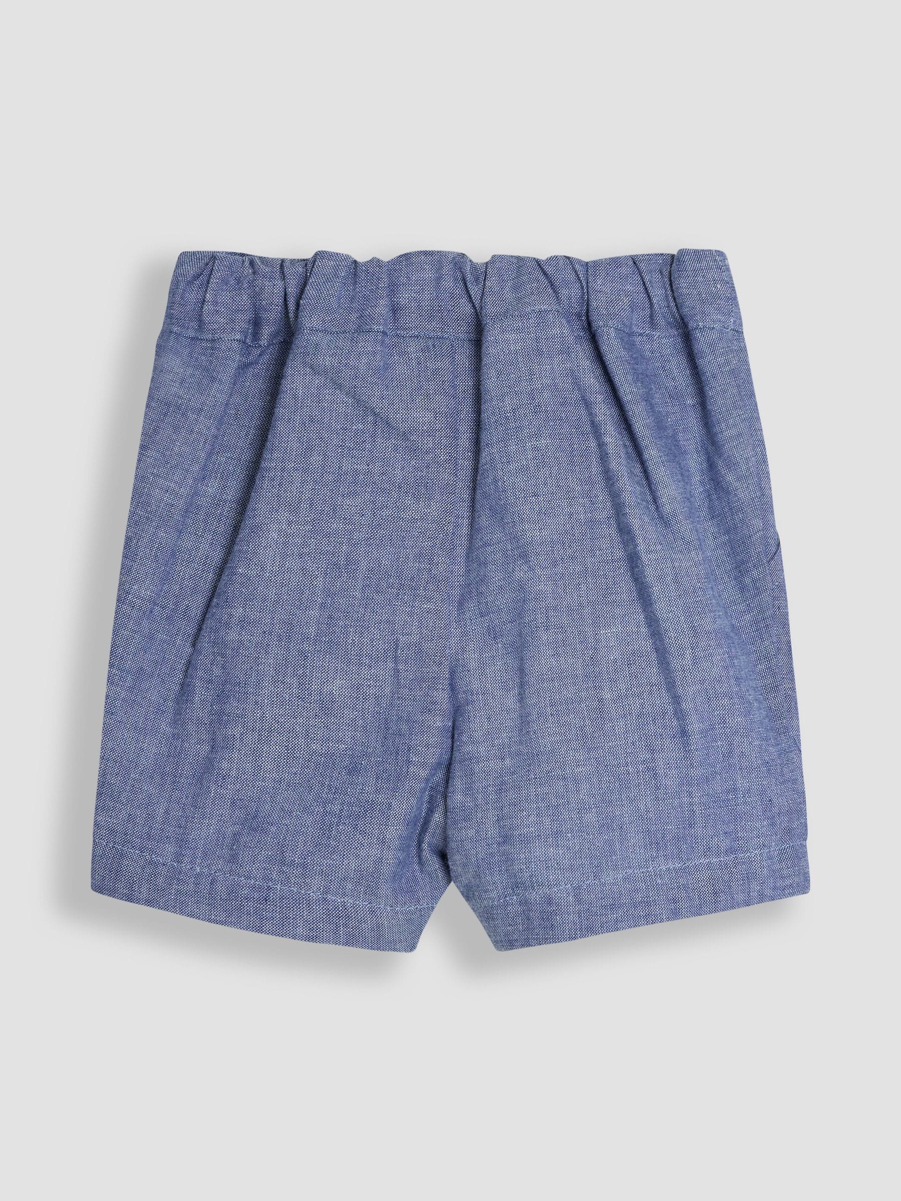JoJo Maman Bébé 4-delige set van overhemd en broek met blazer en strik